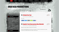 Desktop Screenshot of joshreedproductions.com